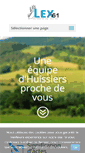 Mobile Screenshot of huissier-61.com